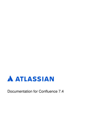 Documentation For Confluence 7 - Atlassian