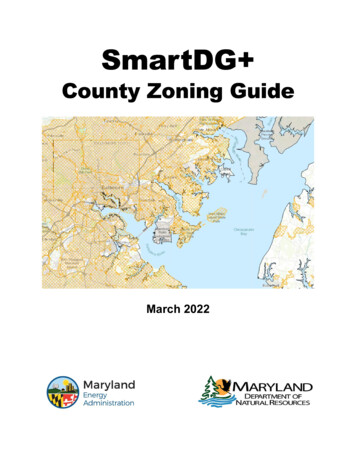 County Zoning Guide - Maryland Department Of Natural Resources