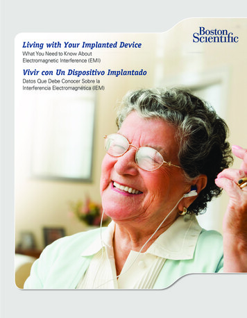Living With Your Implanted Device - Boston Scientific