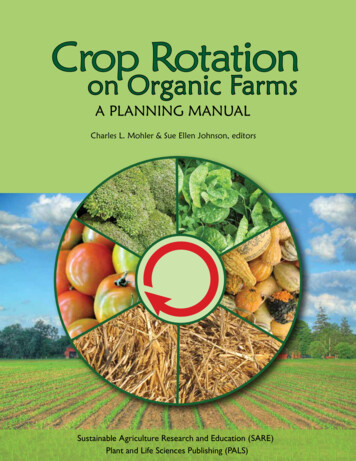 Crop Rotation On Organic Farms - SARE