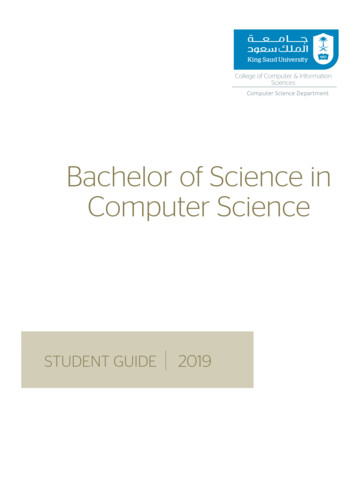 Bachelor Of Science In Computer Science - KSU