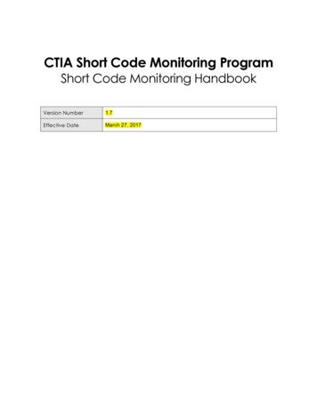 CTIA Short Code Monitoring Program - Twilio