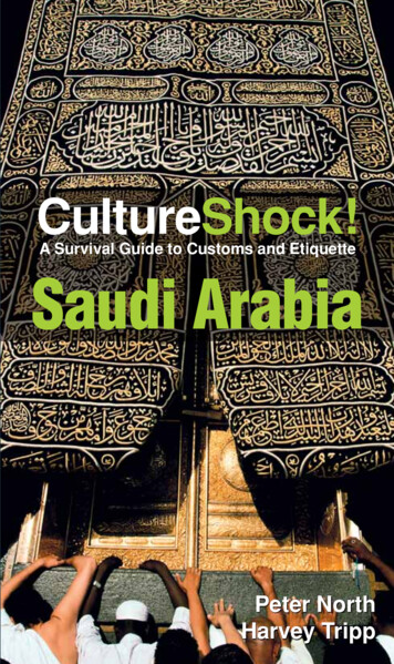 A Survival Guide To Customs And Etiquette Saudi Arabia