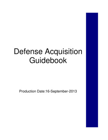 Defense Acquisition Guidebook - DOT&E