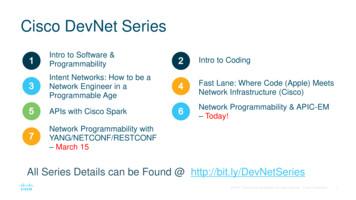 Cisco DevNet Series - Networking Academy