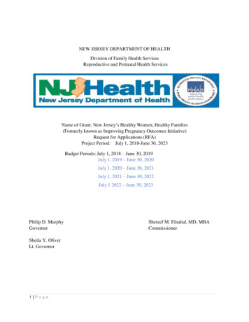 New Jersey Department Of Health