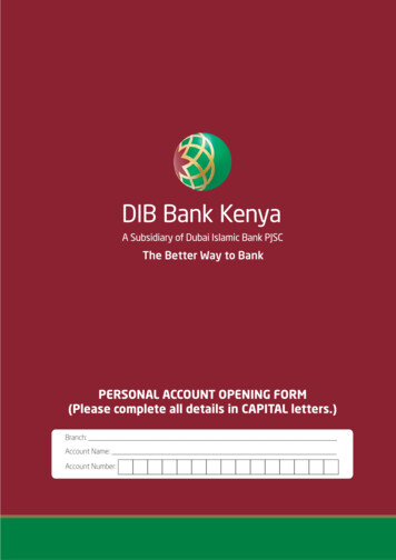 The Better Way To Bank - DIB Kenya