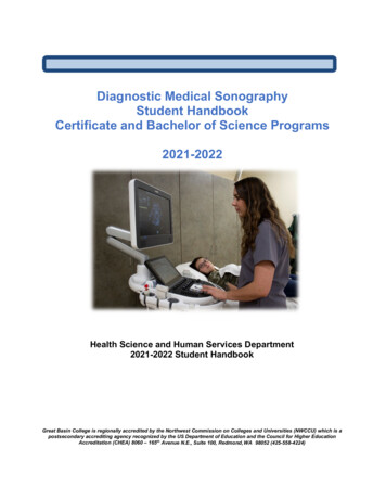 Diagnostic Medical Sonography Student Handbook . - Great Basin College