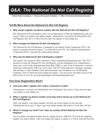 Q&A: The National Do Not Call Registry - SUN Insurance Agency