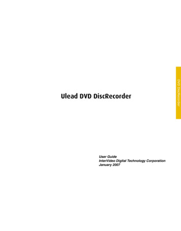 Ulead DVD DiscRecorder - Ftp.ulead 