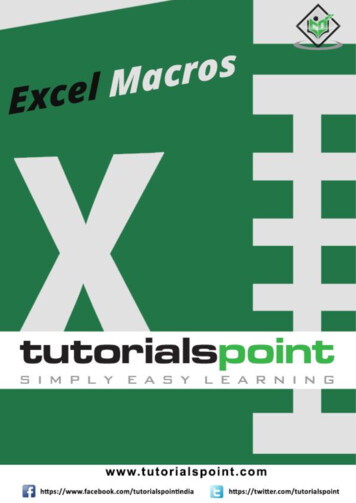 Excel Macros Tutorial - Biggest Online Tutorials Library