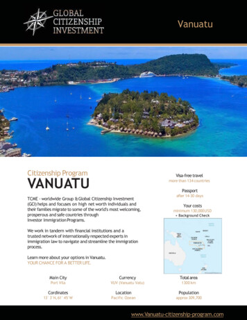 Vanuatu - Citizenship Program