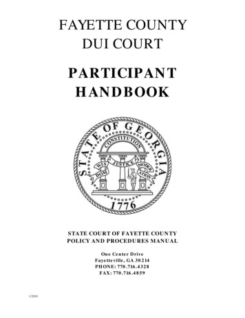Fayette County Dui Court
