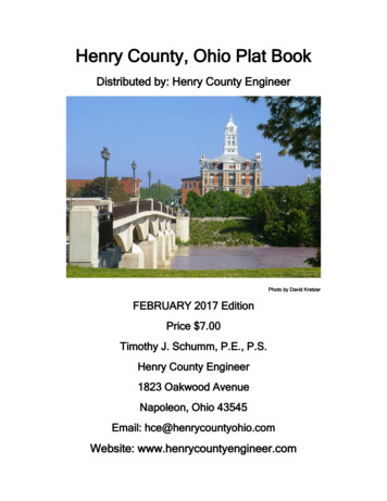 Henry County, Ohio Plat Book