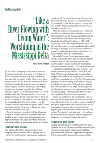 The Mississippi Delta Like A River Flowing With Living Water .