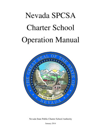 Nevada SPCSA Charter School Operation Manual