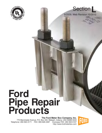 Ford Pipe Repair Products - Emco Waterworks
