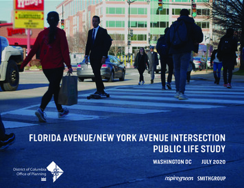 Florida Avenue New York Avenue Intersection Public Life Study