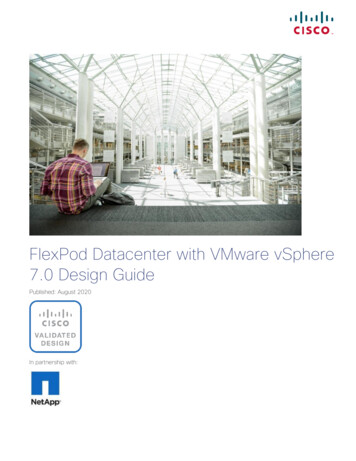 FlexPod Datacenter With VMware VSphere 7.0 Design Guide - Cisco