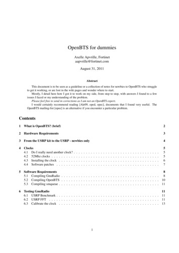 OpenBTS For Dummies - Ru