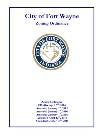 City Of Fort Wayne - Allen County, Indiana