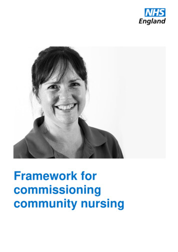 Framework For Commissioning Community Nursing - NHS England
