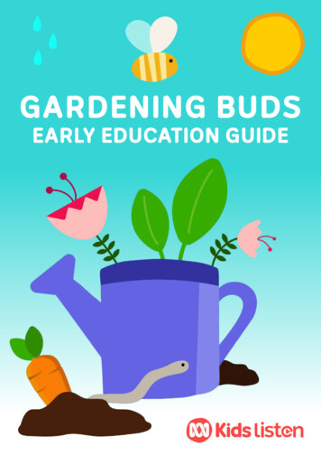 Gardening Buds Early Education Guide - Abc .au