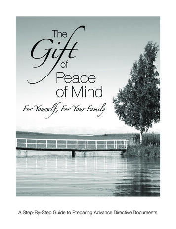 Gift Of Peace Of Mind - UnityPoint Health