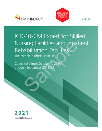 ICD-10-CM Expert For Skilled Nursing Facilities And Inpatient .