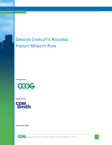 Greater Charlotte Regional Freight Mobility Plan