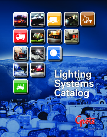 Lighting Systems Catalog - Grote Industries