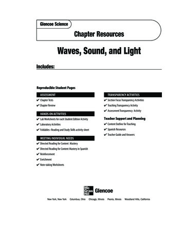 Waves, Sound, And Light - Weebly