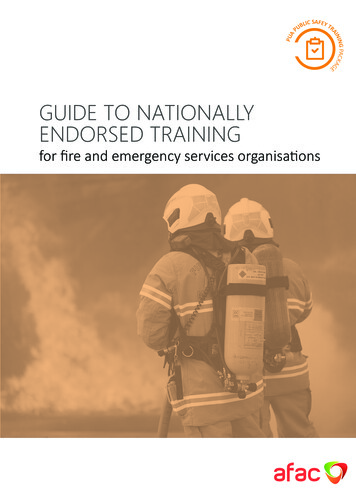 Guide To Nationally Endorsed Training - Aidr