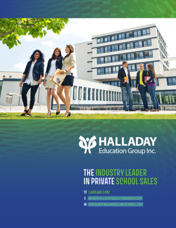 The Industry Leader In Private School Sales
