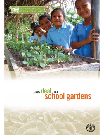 Dealschool Gardens - Food And Agriculture Organization