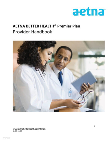 AETNA BETTER HEALTH Premier Plan Provider Handbook