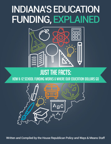 Indiana'S Education Funding, Explained