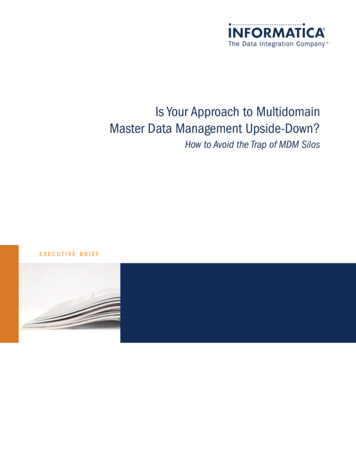 Is Your Approach To Multidomain Master Data Management Upside-Down?