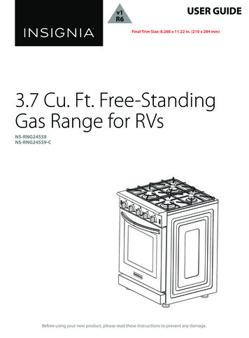 3.7 Cu. Ft. Free-Standing Gas Range For RVs - Forest River