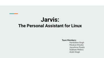 The Personal Assistant For Linux Jarvis - Gitter