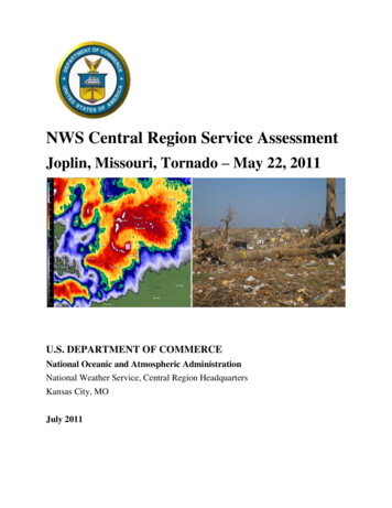 NWS Central Region Service Assessment