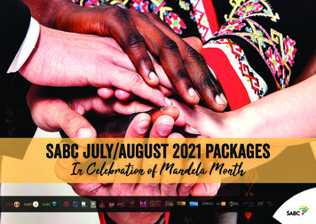 In Celebration Of Mandela Month - SABC
