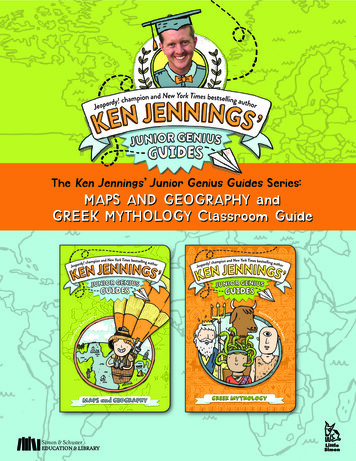 The Ken Jennings' Junoir Genuis Guides Series: MAPS AND GEOGRAPHY And .