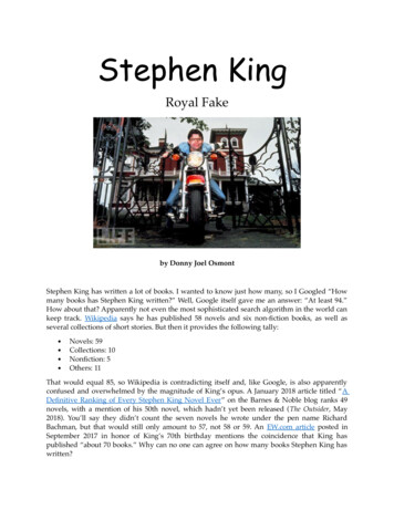 Stephen King - Mileswmathis 
