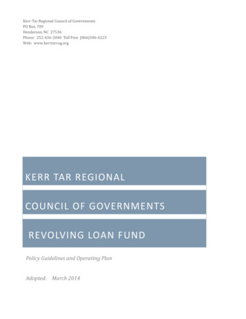 Revolving Loan Fund - Kerrtarcog 