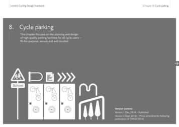 8. Cycle Parking - Transport For London