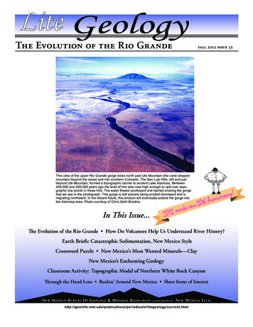 Lite Geology 32: The Evolution Of The Rio Grande