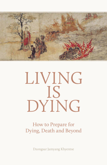 LIVING IS DYING - Siddhartha's Intent
