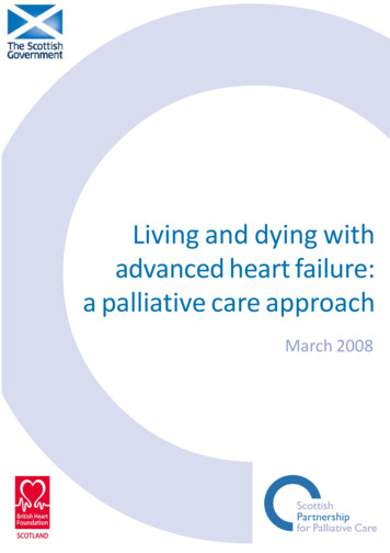 Living And Dying With Advanced Heart Failure: A Palliative Care Approach