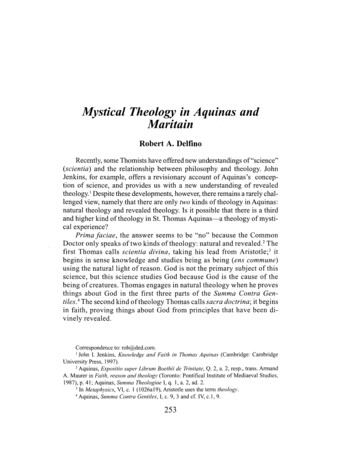 Mystical Theology In Aquinas And Maritain